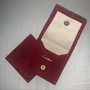 Small Cartier Jewellery Pouches x 2